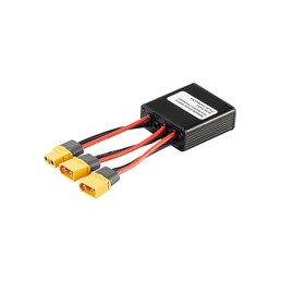 Electric Bike Dual Battery Discharge Converter 20A 24-72VDC Dual Battery Pack Switch Balancer Double Parallel Module with XT60 Plug for 250w 350w Motor