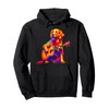 Art Design Golden Retriever Dog Guitar Pullover Hoodie