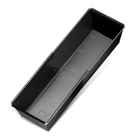 Zenker 6518 Brotbackform ausziehbar (28 - 40 cmx16cm), Kastenform, für saftige Brote und Kuchen, verstellbar & beschichtet, eckige Königskuchenform, Schwarz