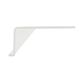 12-1/8" Lens Diffuser Under Cabinet Replacement Cover Narrow L-12-1/8" x W-1-15/16" x H-15/16" Angled Edge