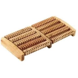 Wooden Foot Feet Roller Wood Care Massage Reflexology Relax Relief Massager Spa HTUK®