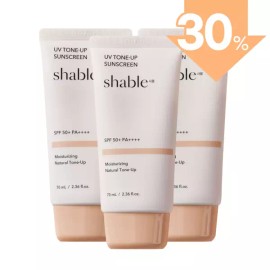 Shavle 샤블 UV 내츄럴 톤업 선크림 혼합자차 블루라이트 자외선차단제 70ml, 3개 Shavl UV Natural Tone-Up Sunscreen Hybrid UV Protection Blue Light Blocker 70ml, Pack of 3