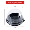 Clear Plastic Mini Cupcake Container, Mini Cupcake Boxes Mooncake Boxes