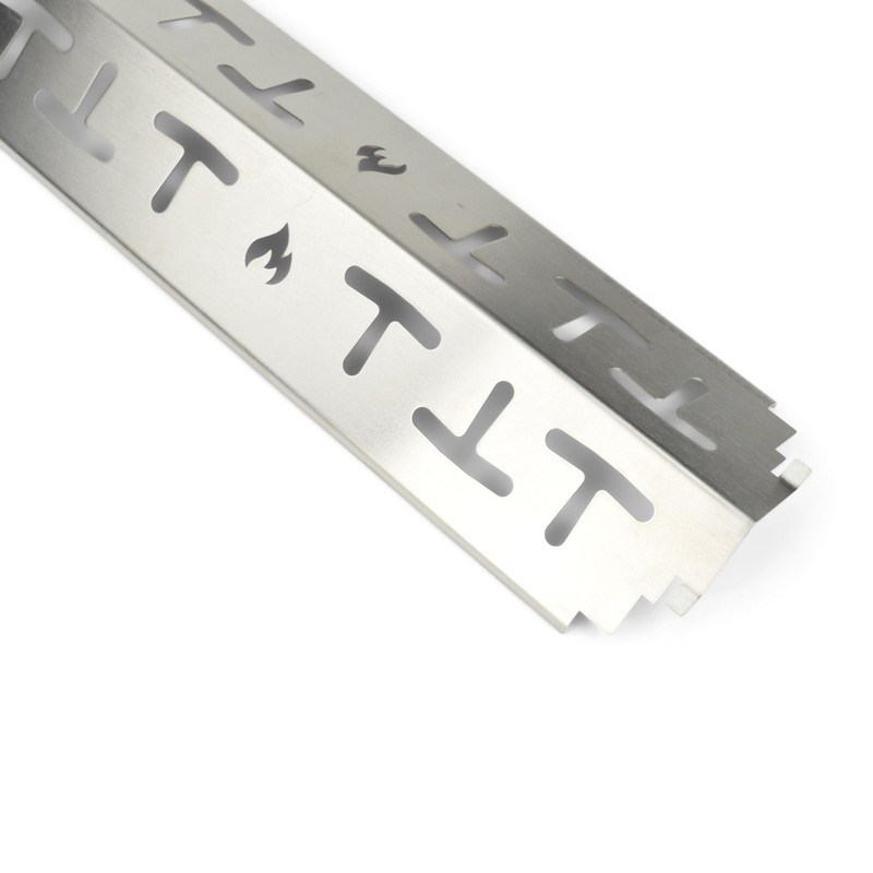 Grillrost.com Das Original Flame Tamer G433-0016-W1 Stainless Steel Burner Cover