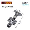 Handyhome Bisagra Handy Home 11.5 Cm X 6.2 Cm 25paq