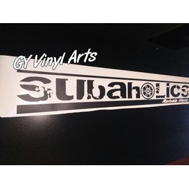 Subaholics Windshield Banners Windshield Decals Cars Stickers Vinyl Graphics ej20 WRX STI BRZ Turbo