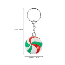 STOBOK 4-Piece Volleyball Model Toy Poster Exercise Poster Support Alloy Student Trophy, Colourful
