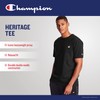 Champion Men's Heritage Tee, Black, Small