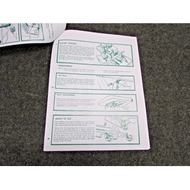 GARDEN MARK LAWN-TRAC POWER LAWN MOWER OWNERS GUIDE PARTS MANUAL ZYJ-30
