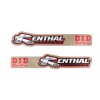 Renthal 2 Clear Universal ProCut Swingarm Decals Graphics 12.9" X