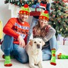 MGparty Christmas Hats Socks Winter LED Costume Light Up Beanie
