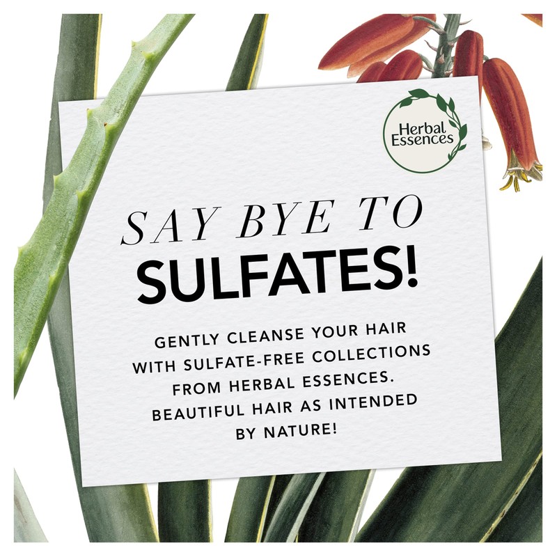 Herbal Essences Sulphate-Free Potent Aloe + Eucalyptus Cleansing Shampoo for