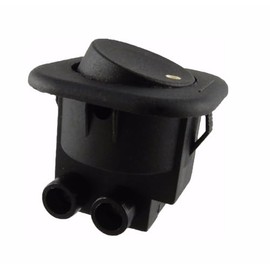 Rocker Switch with Screw Connection, Rocker Switch, Device Switch 6 A 250 V~, Dimensions 21 x 23 x 26 mm