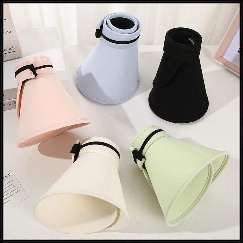 White Fang CZ919 Folding Sun Visor, UV Protection, Portable Hat,