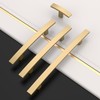 Amerdeco 10 Pack Champagne Bronze Cabinet Pulls 3.75 Inch(96mm) Hole