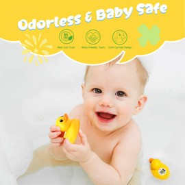 Baby Bath Thermometer Pregnancy and Newborn Classical Duck Baby Water Thermometer for Bathtub,Temp Alert Bath Temperature Toy
