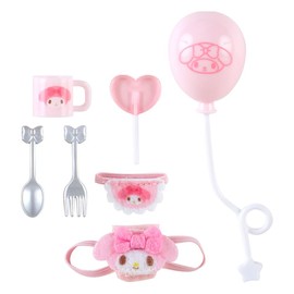 Sanrio 604551 Pita Furenzu (Mini) Accessory Set, Theme Supplies, My Melody, My Melody, 6.3 x 3.1 x 1.0 inches (16 x 8 x 2.5 cm), Character