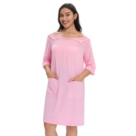 Women's Magnetic Post Shoulder Surgery Dress Rotator Surgery Recovery Must Haves Hospital Gown Adaptive Clothing with Pockets