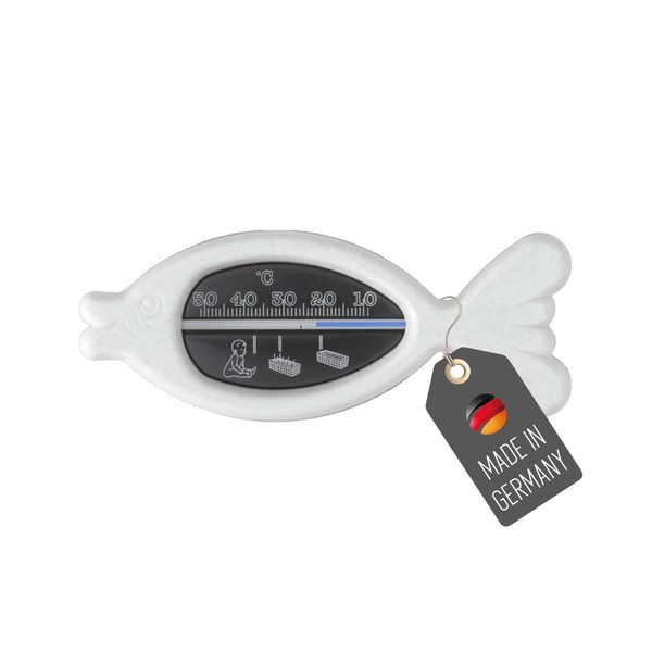 Lantelme Bath Thermometer for Baby, Children | Fish Colour White