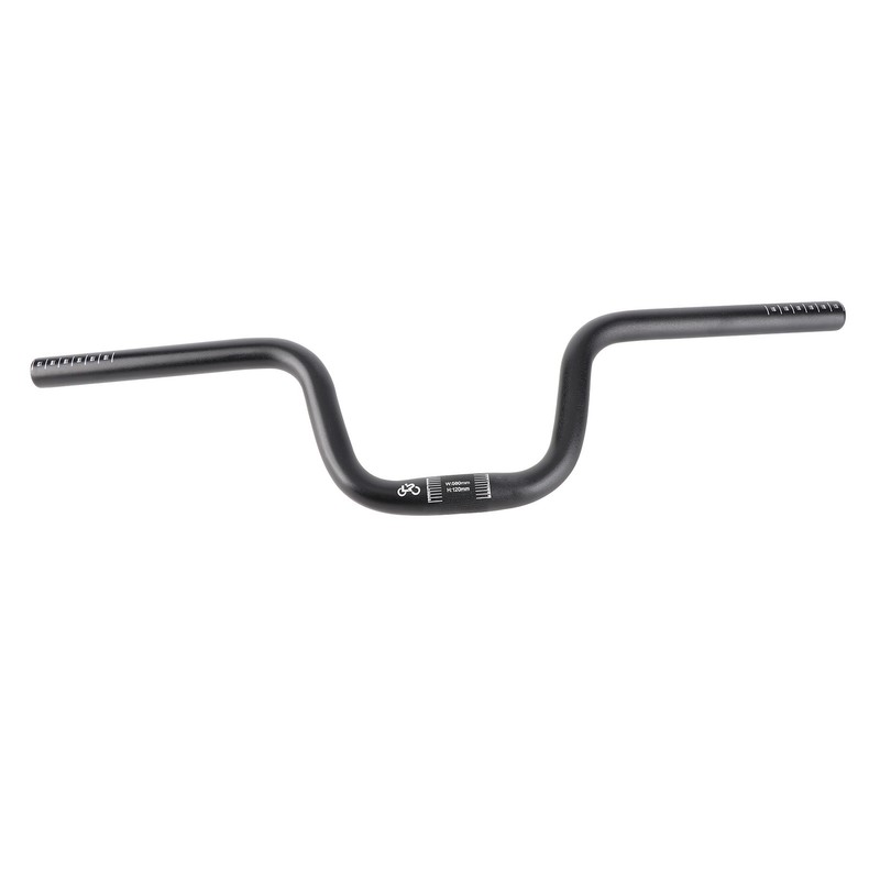 Mountain Bike Handlebar 25.4mm Diameter 580mm Extra Long Handlebar Aluminum