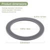 Equust 6-Pack Rubber Gaskets Sealing O-Ring Compatible with Oster Blender
