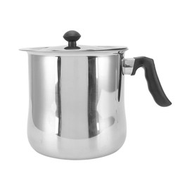 Bee Wax Melting Pot Stainless Steel Heatproof Durable Beekeeping Wax Melting Pot with Lid for Melting Bee Wax 1.5L