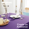 Deconovo Oxford Decorative Water Resistant Tablecloth Wipeable Rectangle Tablecloth for