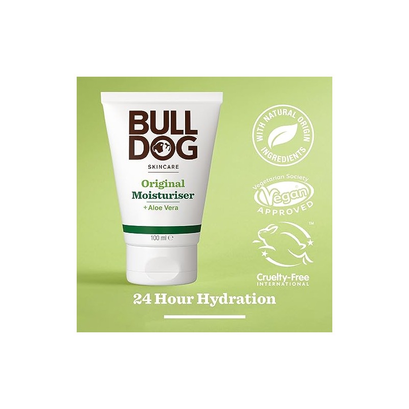MEET THE BULL DOG Original Moisturiser, 3.3 Ounce
