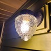 KOR K21846 6-inch Clear Pineapple Style Glass Shade - 3-1/4-Inch