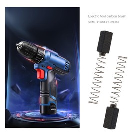 YINETTECH 2 Pairs 915068-01 376143 Carbon Brushes 6.3x6.3x13/15mm Compatible with Black & Decker Circular Saws Drills Jigsaws Sanders