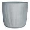 Scheurich Linetto 30 Stony Grey Round Planter/Planter/Planter, Made with Recycled