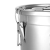 HAPPCUCOE Stainless Steel Airtight Canister for Kitchen,Food Storage Containers, Rice