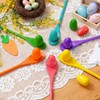 12 Pcs Easter Egg and Spoon Race Game Set, 6