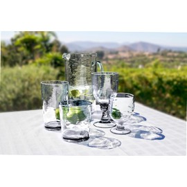 TarHong Cordoba Jumbo Glass, Clear, 23 oz., Premium Plastic, Set of 6