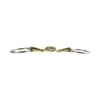 AK Loose Ring Lozenge with Angled Shape in German Silver