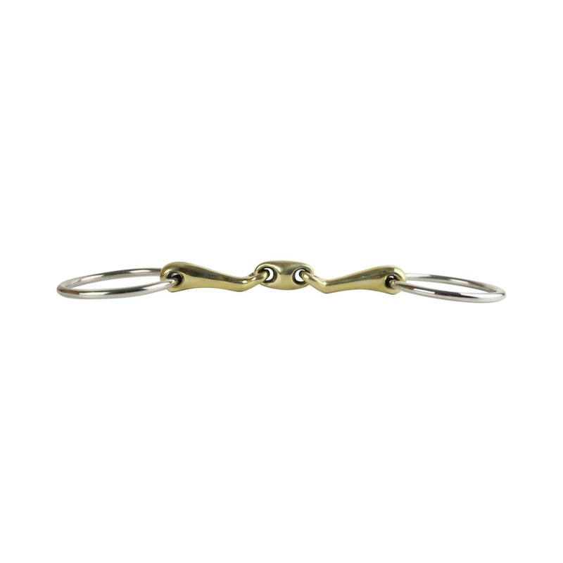 AK Loose Ring Lozenge with Angled Shape in German Silver