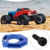 Micro Traders 1Set Blue Aluminum Adjustable Motor Mount with Shim