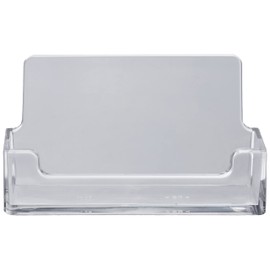 Twelve ® Business Card Holder In Landscape Format DIN A8 95 x 52 MM Clear