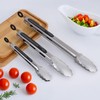 Kitchen Tongs for Cooking Locking Tongs,Buffet Tongs,Stainless Steel Serving Tongs,3