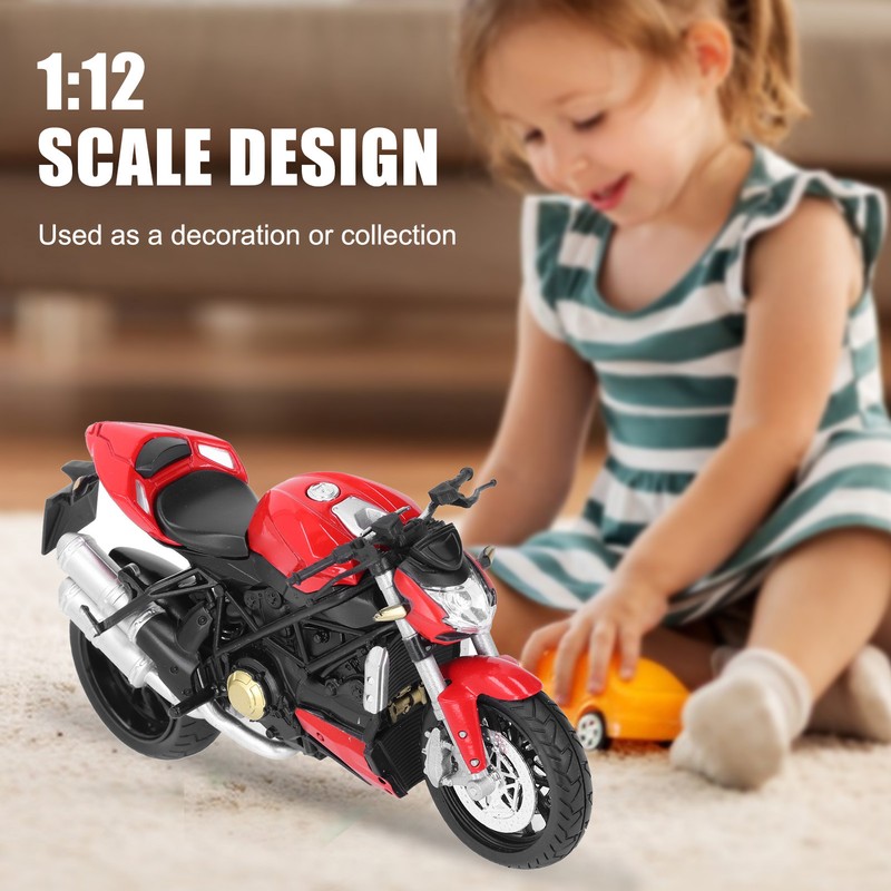 1:12 Scale Alloy Motorcycle Model Realistic Motorcycle Model Kids Moto
