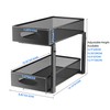 Under Sink Organizer, 2 Tier Pull out Cabinet Organizer Baskets