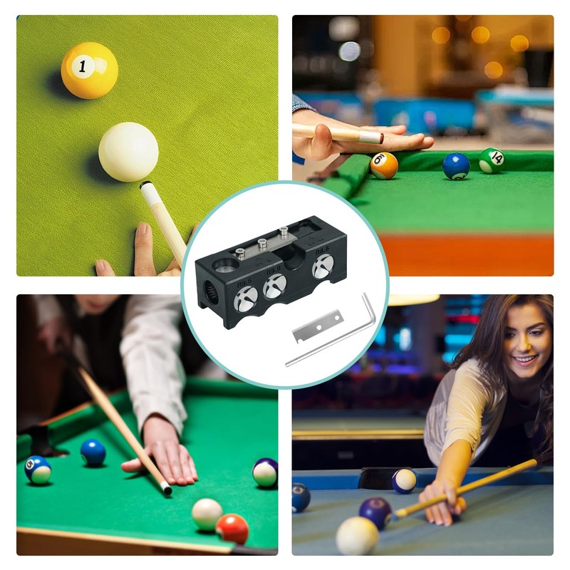 FENGfxcgs 11 in 1 Multifunctional Snooker Tips Tool