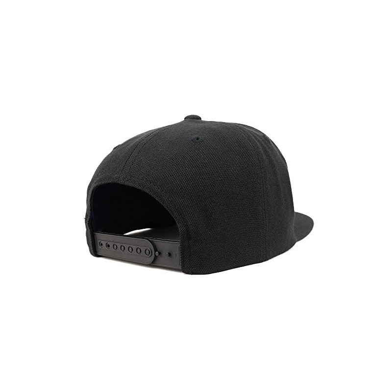 Trendy Apparel Shop Number 8 Embroidered Snapback Flatbill Baseball Cap