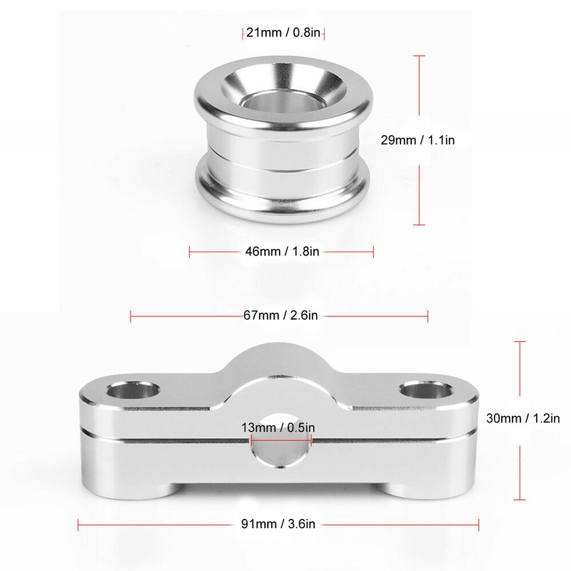 Shift Linkage Bushing Kit Aluminum Alloy Replacement Fit for Honda