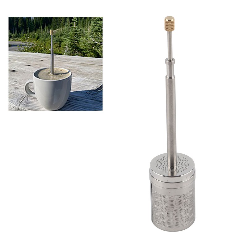 Coffee Filter Manual Press Stainless Steel Coffee Stainer Anti Stick