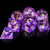 AUSTOR Liquid Core Resin DND Dice Sharp Edge Polyhedral Dice