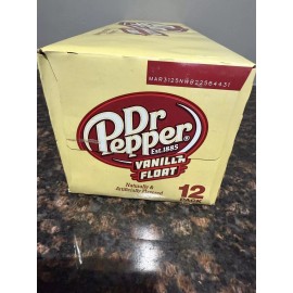 Dr Pepper Vanilla Float 12 Pack. Sealed Expires March 31 2025 Collectors Item!