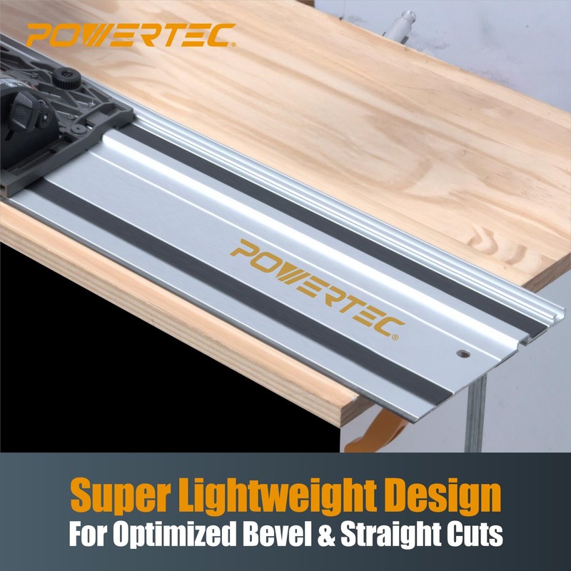 POWERTEC Track Saw Guide Rail for Milwaukee Track Saws |