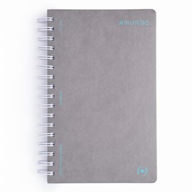 H&P Notebook Spacious Medical History and Physical Notebook (8.5" x 5.5") 110 Templates Minimalist Leather Cover