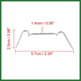 Motoforti Universal Replacement Motorcycle Spring Clip for Headlight 10pcs Long-lasting
